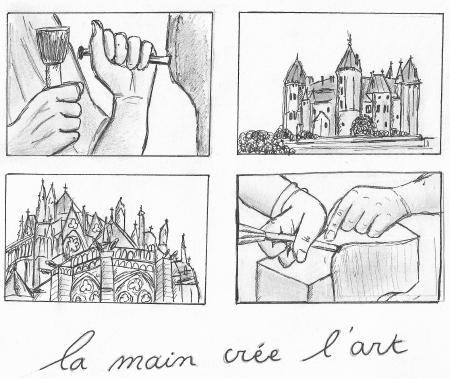 Oph��lie PEYRARD, La main cr��e l'art