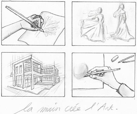 Oph��lie PEYRARD, La main cr��e l'art